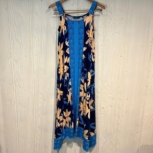 C. Wonder Hankerchief Maxi Dress, Size XS